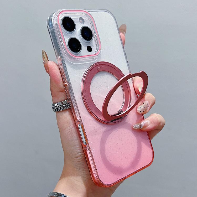 透明漸層 360 度旋轉支架 MagSafe 手機殼，適用於 iPhone 17 Pro Max，適用於 iPhone 17 Pro，適用於 iPhone 17，適用於 iPhone Air，適用於 iPhone 16 Pro Max，適用於 iPhone 16 Pro，適用於 iPhone 16 Plus，適用於 iPhone 16