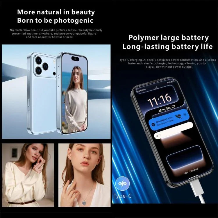 Melrose S17 Pro Mini，4GB+64GB，3.75 吋 Android 12.0 MTK6765 八核心，網路：4G，雙 SIM，支援 Google Play