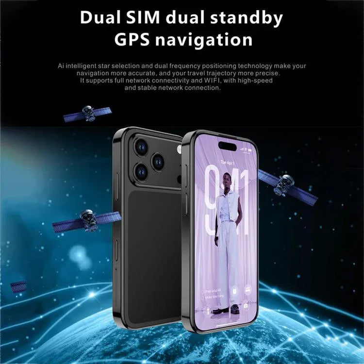 Melrose S17 Pro Mini，4GB+64GB，3.75 吋 Android 12.0 MTK6765 八核心，網路：4G，雙 SIM，支援 Google Play