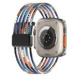 透氣尼龍魚線錶帶，適用於 Apple Watch 46mm / 49mm / 45mm / 44mm，適用於 Apple Watch S11 42mm / 41mm / 40mm / 38mm