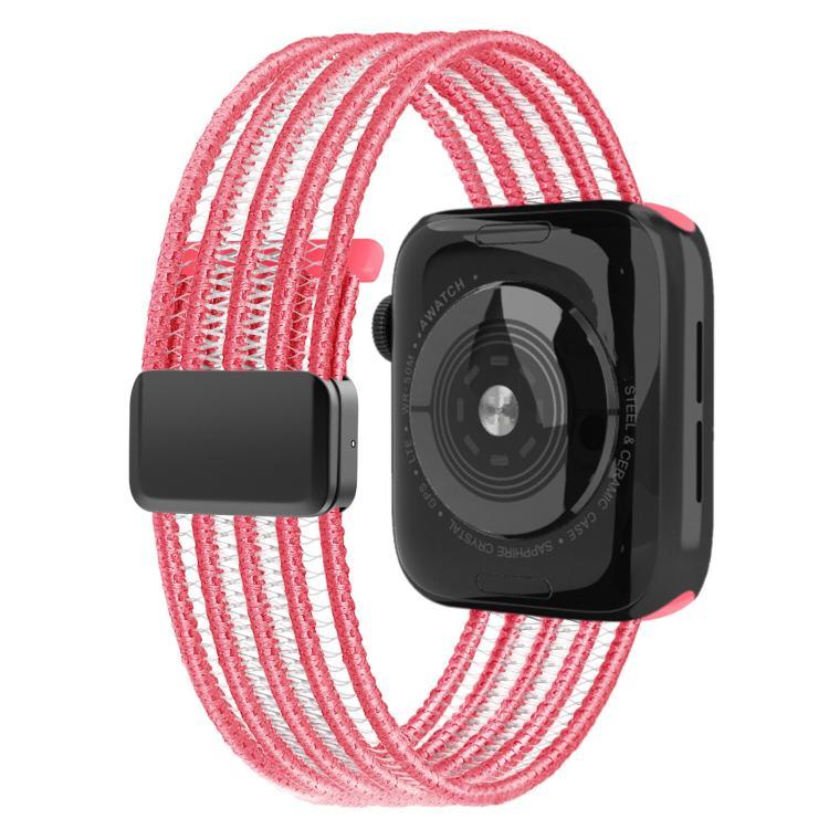 透氣尼龍魚線錶帶，適用於 Apple Watch 46mm / 49mm / 45mm / 44mm，適用於 Apple Watch S11 42mm / 41mm / 40mm / 38mm