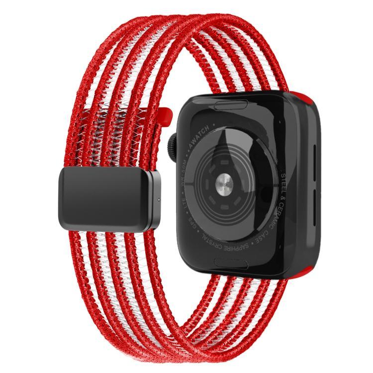 透氣尼龍魚線錶帶，適用於 Apple Watch 46mm / 49mm / 45mm / 44mm，適用於 Apple Watch S11 42mm / 41mm / 40mm / 38mm