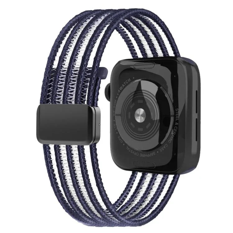 透氣尼龍魚線錶帶，適用於 Apple Watch 46mm / 49mm / 45mm / 44mm，適用於 Apple Watch S11 42mm / 41mm / 40mm / 38mm