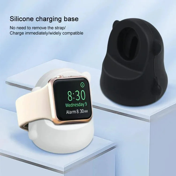 xDfind 適用於 Apple Watch / Samsung Bear 智慧手錶矽膠充電座（不含充電器）