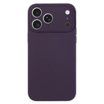 純色液態矽膠細孔手機殼，適用於 iPhone 17 Pro Max