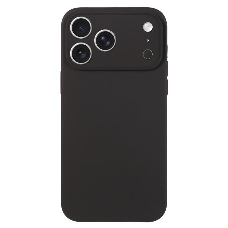 純色液態矽膠細孔手機殼，適用於 iPhone 17 Pro Max