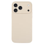 純色液態矽膠細孔手機殼，適用於 iPhone 17 Pro Max