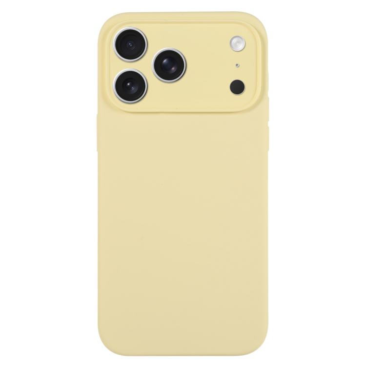 純色液態矽膠細孔手機殼，適用於 iPhone 17 Pro Max