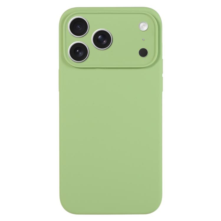 純色液態矽膠細孔手機殼，適用於 iPhone 17 Pro Max