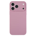 純色液態矽膠細孔手機殼，適用於 iPhone 17 Pro Max