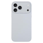 純色液態矽膠細孔手機殼，適用於 iPhone 17 Pro