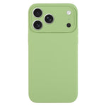 純色液態矽膠細孔手機殼，適用於 iPhone 17 Pro