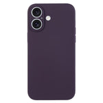 純色液態矽膠細孔手機殼，適用於 iPhone 17