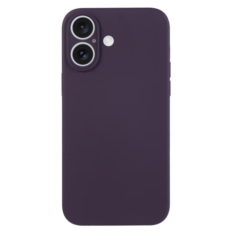 純色液態矽膠細孔手機殼，適用於 iPhone 17