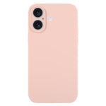 純色液態矽膠細孔手機殼，適用於 iPhone 17