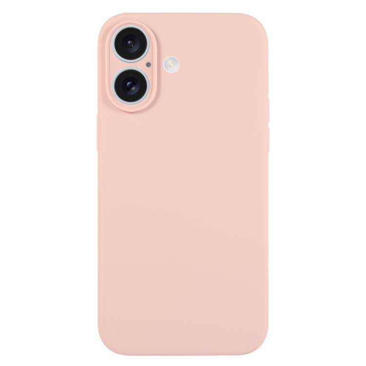 純色液態矽膠細孔手機殼，適用於 iPhone 17