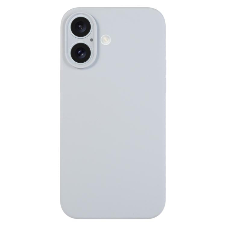 純色液態矽膠細孔手機殼，適用於 iPhone 17