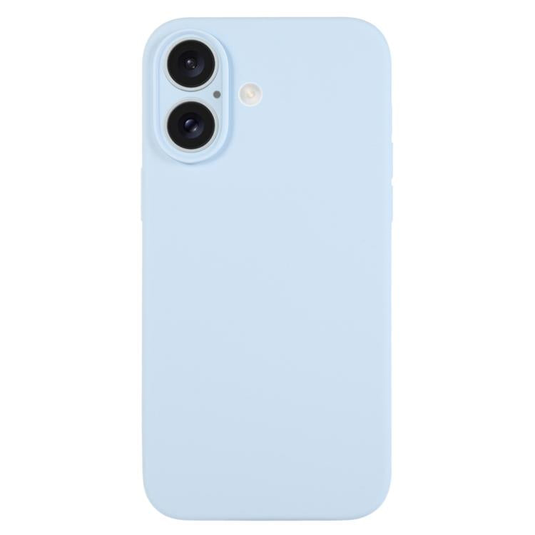 純色液態矽膠細孔手機殼，適用於 iPhone 17