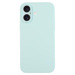 純色液態矽膠細孔手機殼，適用於 iPhone 17