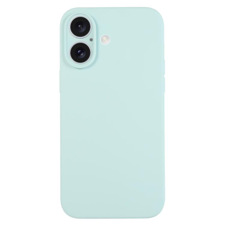 純色液態矽膠細孔手機殼，適用於 iPhone 17