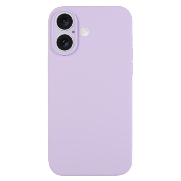 純色液態矽膠細孔手機殼，適用於 iPhone 17
