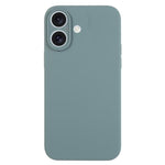 純色液態矽膠細孔手機殼，適用於 iPhone 17