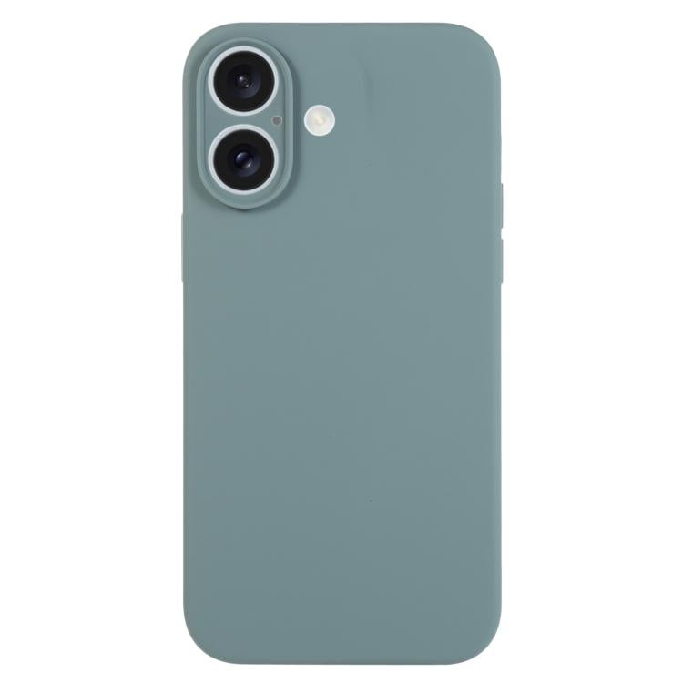 純色液態矽膠細孔手機殼，適用於 iPhone 17