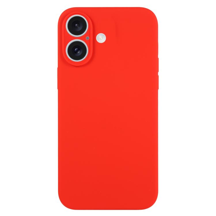 純色液態矽膠細孔手機殼，適用於 iPhone 17
