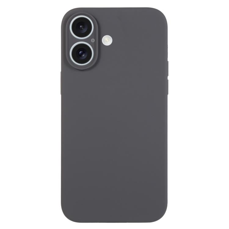 純色液態矽膠細孔手機殼，適用於 iPhone 17
