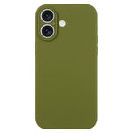 純色液態矽膠細孔手機殼，適用於 iPhone 17