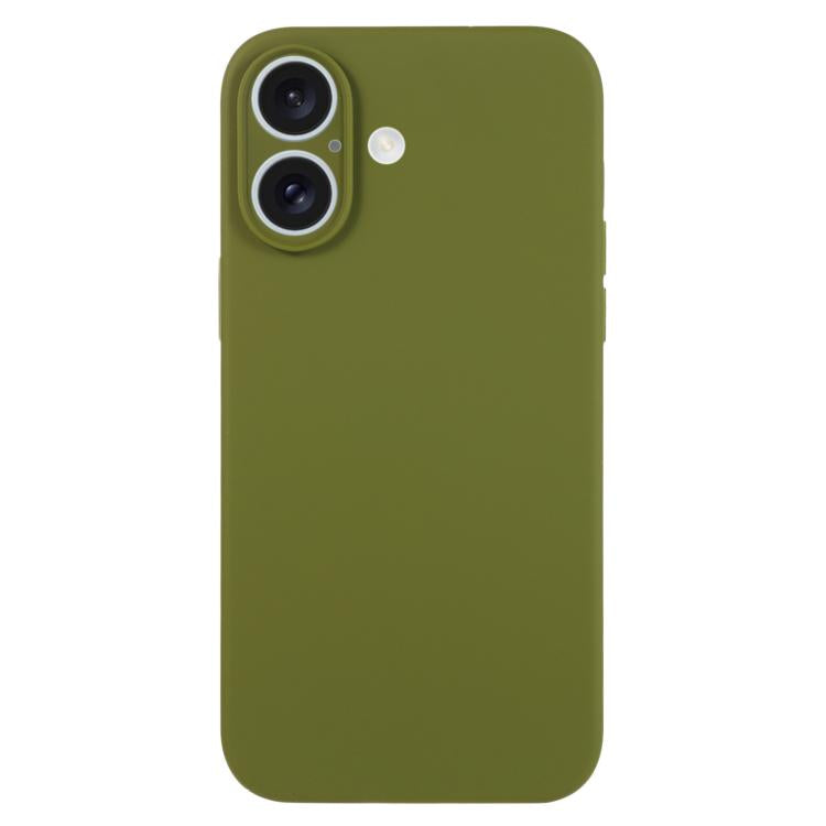 純色液態矽膠細孔手機殼，適用於 iPhone 17