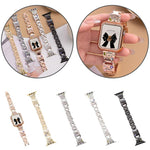 xDfind 快樂動物園手鍊鑽石金屬錶帶，適用於 Apple Watch 42 / 44 / 45 / 46 / 49mm，適用於 Apple Watch 38 / 40 / 41 / S11 42mm
