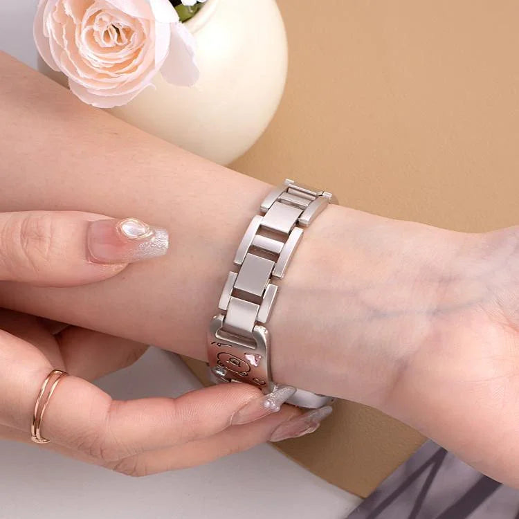 xDfind 快樂動物園手鍊鑽石金屬錶帶，適用於 Apple Watch 42 / 44 / 45 / 46 / 49mm，適用於 Apple Watch 38 / 40 / 41 / S11 42mm
