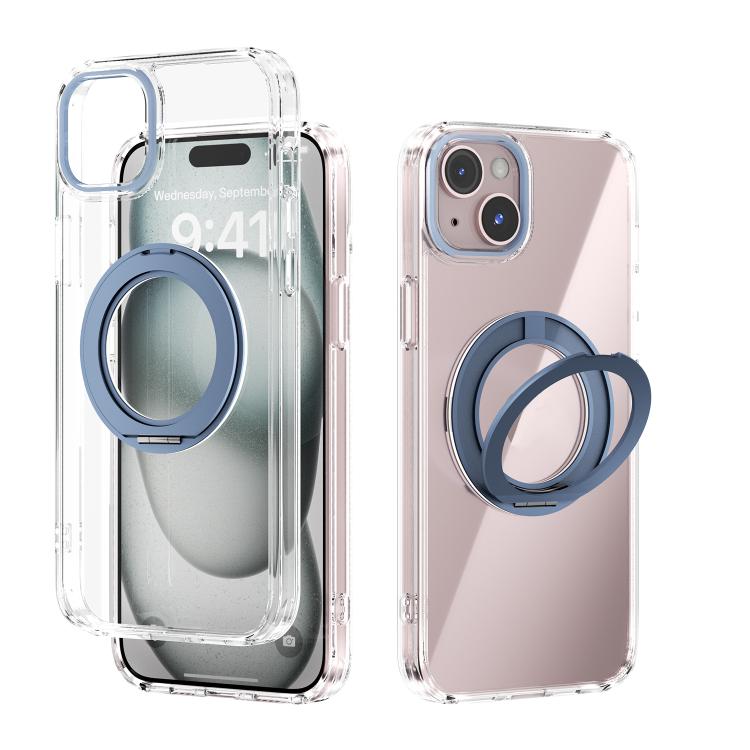 ABEEL MagSafe Q-LUCK 旋轉支架透明手機殼，適用於 iPhone 15 Pro Max、iPhone 15 Pro、iPhone 15 Plus、iPhone 15、iPhone 14 Plus、iPhone 14、iPhone 14 Pro、iPhone 14 Pro Max
