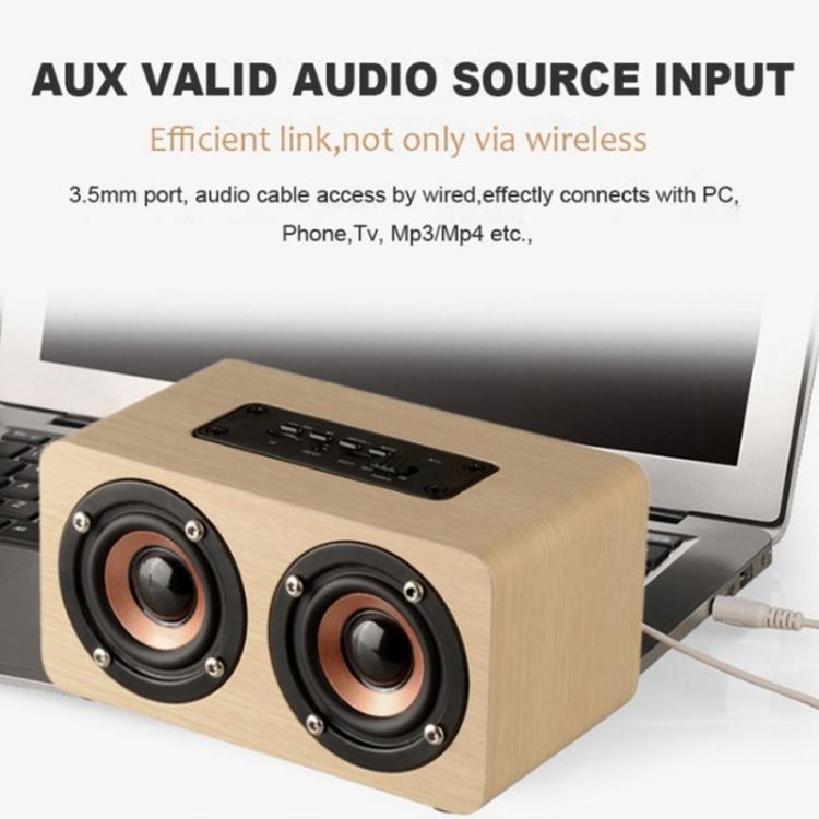 K5 木質無線藍牙喇叭，支援藍牙、AUX、TF 卡，K5