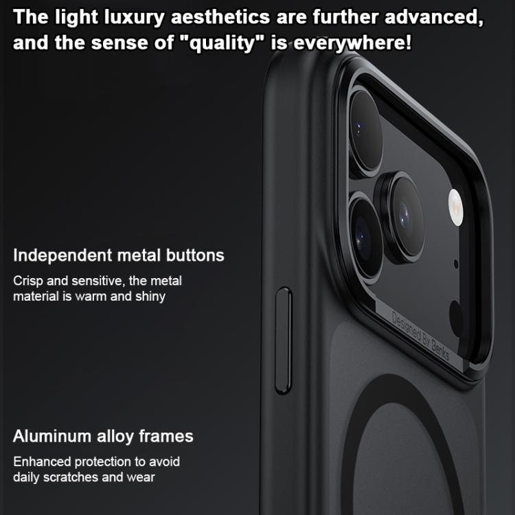 Benks Skin Feel 系列 MagSafe 磁吸防震手機殼，適用於 iPhone 17 Pro Max、iPhone 17 Pro