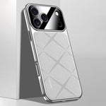 素面皮革 PC 手機殼，適用於 iPhone 17 Pro Max、iPhone 17 Pro、iPhone 17、iPhone Air