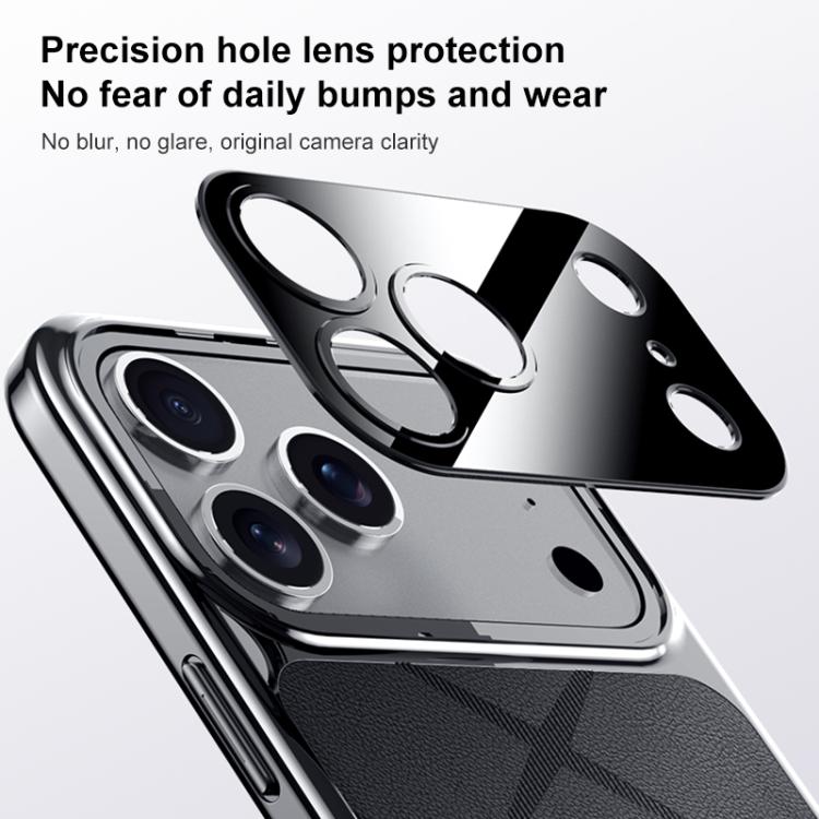 素面皮革 PC 手機殼，適用於 iPhone 17 Pro Max、iPhone 17 Pro、iPhone 17、iPhone Air