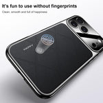 素面皮革 PC 手機殼，適用於 iPhone 17 Pro Max、iPhone 17 Pro、iPhone 17、iPhone Air