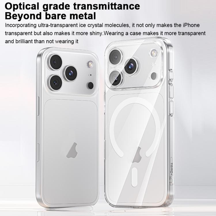Benks Zero Sense 超薄 MagSafe 磁吸手機殼，適用於 iPhone 17 Pro Max、iPhone 17 Pro、iPhone 17、iPhone Air