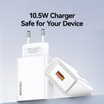 USAMS CC326 T69 10.5W 2.1A 單USB埠充電器，CC326