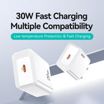 USAMS CC329 T69 PD 30W USB-C / Type-C 單埠快速充電器，CC329