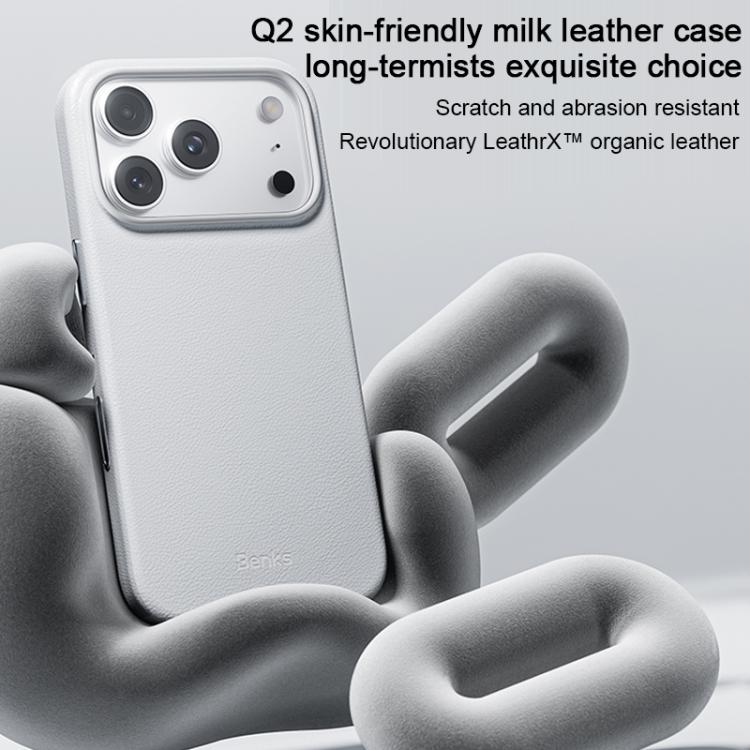 Benks Q2 系列防震 MagSafe 磁吸手機殼，適用於 iPhone 17 Pro Max、iPhone 17 Pro