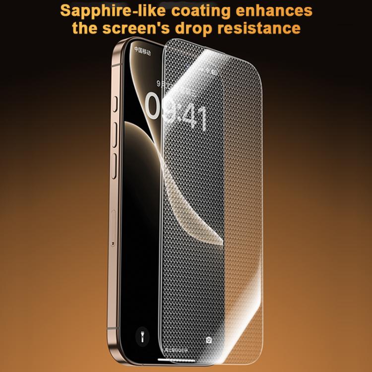 Benks 金剛康寧熱彎全膠 DLC 鋼化膜 快速安裝版，適用於 iPhone 17 Pro Max，適用於 iPhone 17 Pro