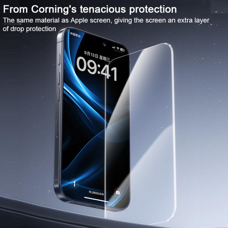 Benks 金剛康寧無限高清鋼化屏幕保護膜，適用於 iPhone 17 Pro Max、iPhone 17 Pro、iPhone 17、iPhone Air