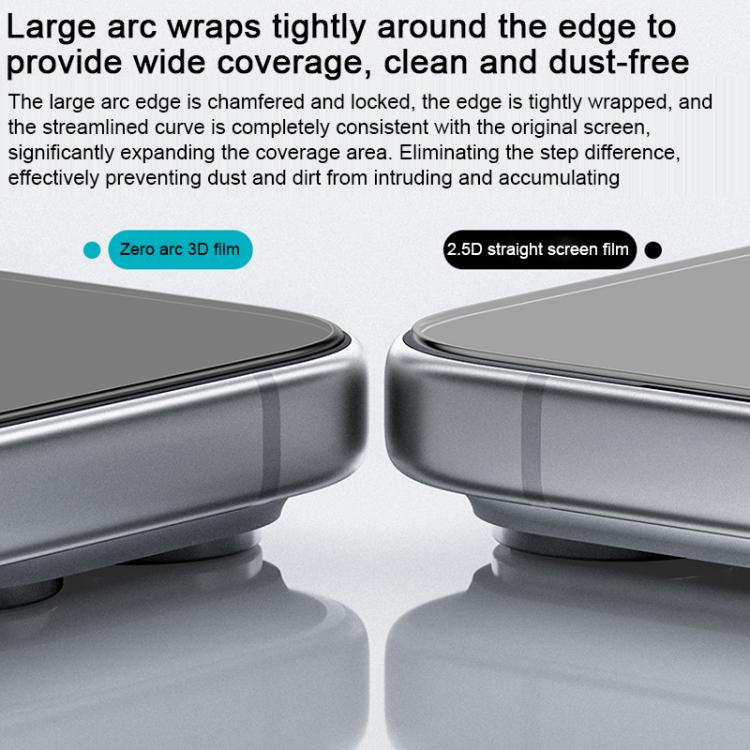 Benks Zero Curve Edge 隱私鋼化玻璃保護貼，適用於 iPhone 17 Pro Max、iPhone 17、iPhone Air