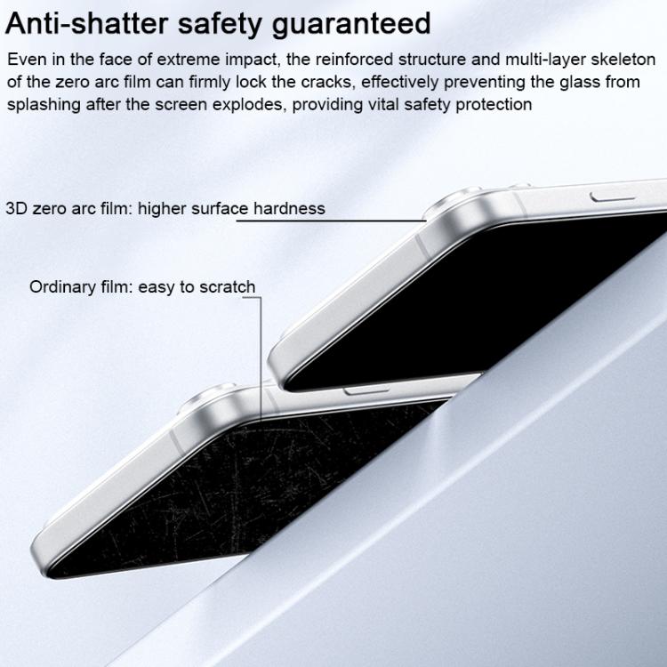 Benks Zero Curve Edge 隱私鋼化玻璃保護貼，適用於 iPhone 17 Pro Max、iPhone 17、iPhone Air