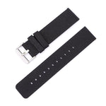 Stainless Steel Pin Buckle Nylon Woven Canvas Watch Band, 20mm, 22mm