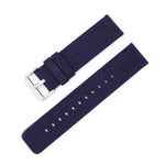 Stainless Steel Pin Buckle Nylon Woven Canvas Watch Band, 20mm, 22mm
