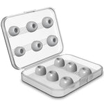 12 個無線耳機可更換記憶泡棉耳塞 適用 AirPods Pro，附收納盒，記憶泡棉灰色